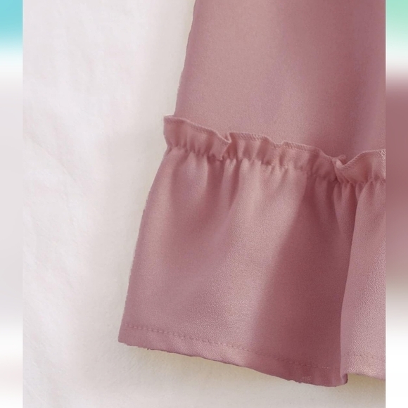 Women's Dress Floral Crochet Mini Cami Dress Size Large Color Dusty Rose NWOT - Picture 6 of 13